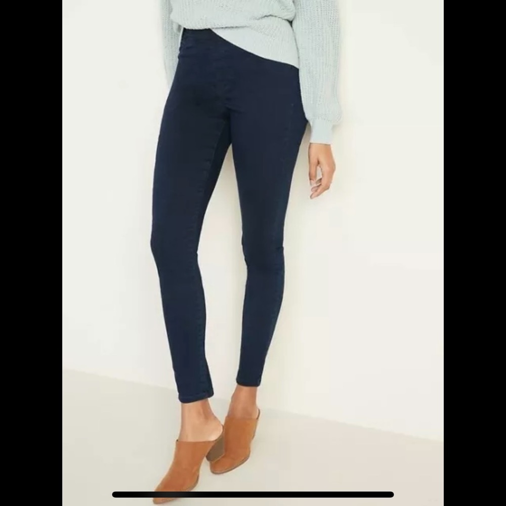 NEW Old Navy Mid-Rise Dark Rinse Jeggings